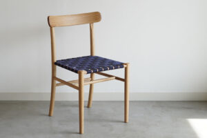 【店頭展示品セール】マルニコレクション ライトウッドチェア ウェビングテープ