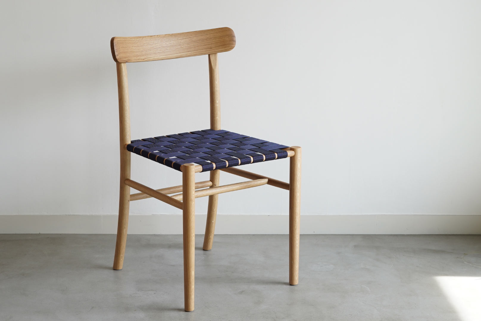 【店頭展示品セール】マルニコレクション ライトウッドチェア ウェビングテープ